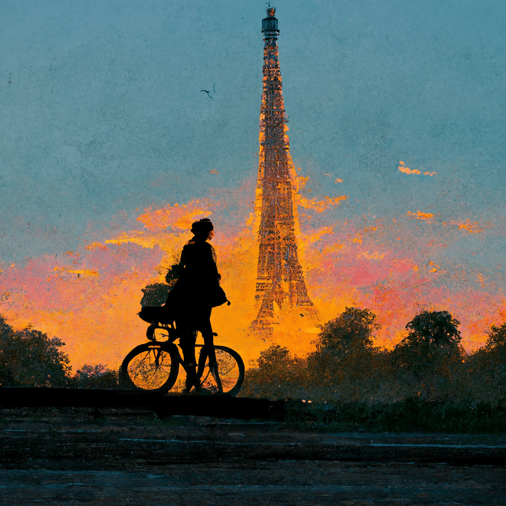 à vélo à Paris